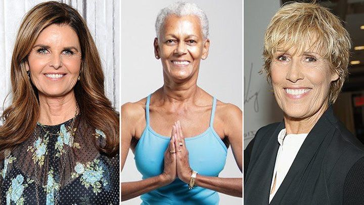 three healthy women over 60