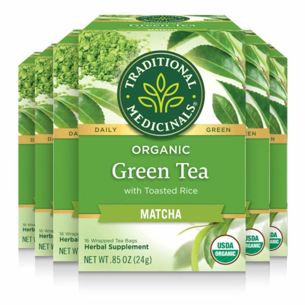Traditional Medicinals Green Tea available on Amazon